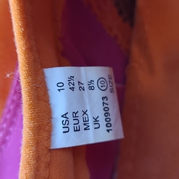 WATERSOCK Neon Pink & Orange Neoprene Water Shoes Size 10 - Picture 9 of 10